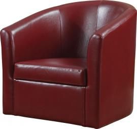 Accent Chair by Coaster 902099 Red Leatherette