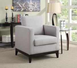902608 Bosche Collection Light Grey Accent Chair