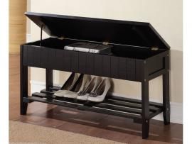 Acme Furniture 98167 XIO Black Bench with Storage