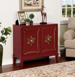 Nayeli CM-AC304RD Red Accent Cabinet