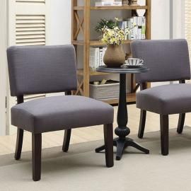 Arvid by Furniture of America CM-AC6333-3PK Accent Chairs & Accent Table 3PC Set-9029