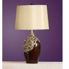 Poundex F5293 Traditional Table Lamp Set of Two